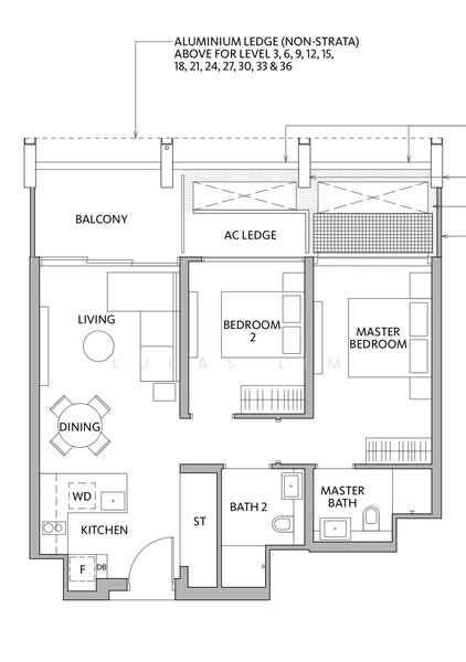 Riviere, 3 Jiak Kim Street, 2 Bedrooms, 818 sqft, Condominium For Rent, by Lukas Lim, 500214560 - PropertyGuru.com.sg