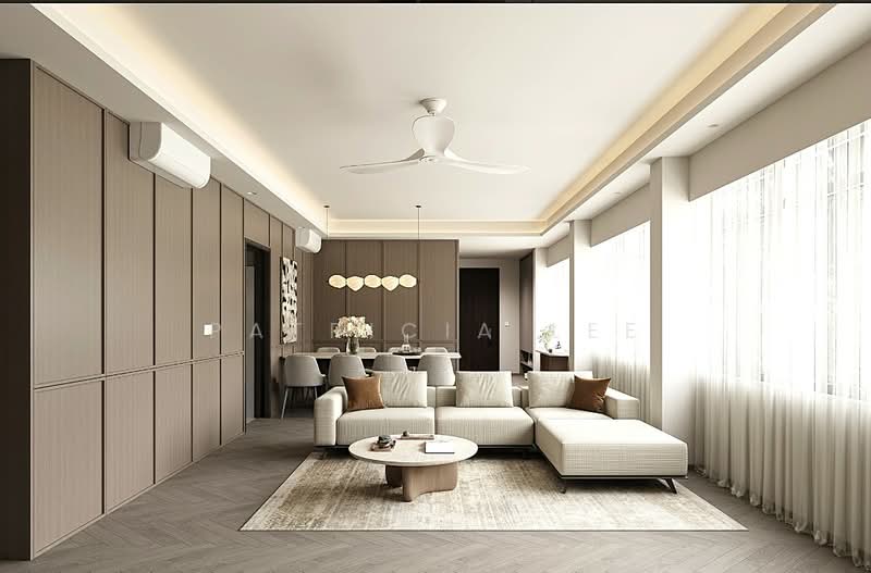 Springleaf Residence, 811 Upper Thomson Road, 5 Bedrooms, 1,453 sqft, Condominium For Sale, by Patricia Lee, 500214563 - Living Room - PropertyGuru.com.sg