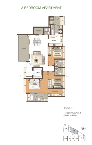 Residences @ Emerald Hill, 119 Emerald Hill Road, 3 Bedrooms, 1,657 sqft, Condominium For Sale, by Benjamin Chew, 500214567 - PropertyGuru.com.sg