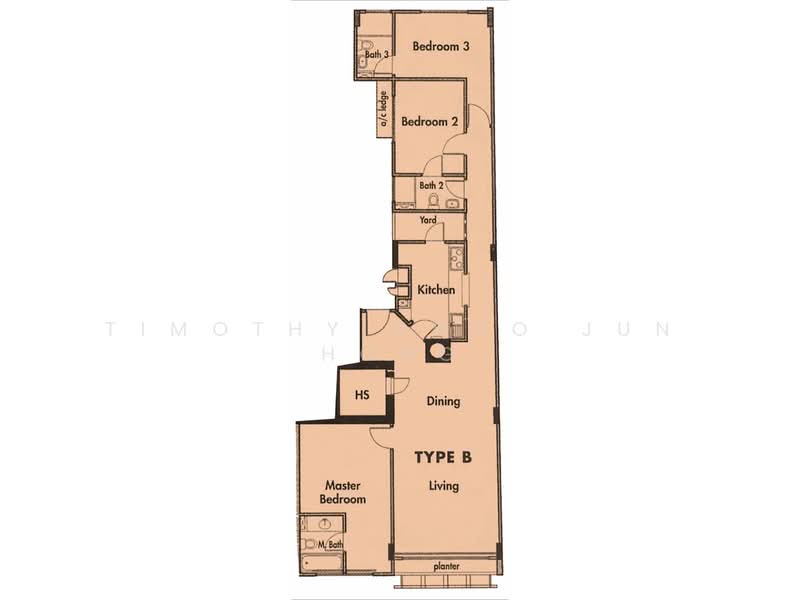 Canberlin Apartments, 60 Lorong 16 Geylang, 3 Bedrooms, 1,259 sqft, Condominium For Sale, by Timothy Choo Jun Hong, 500214580 - PropertyGuru.com.sg