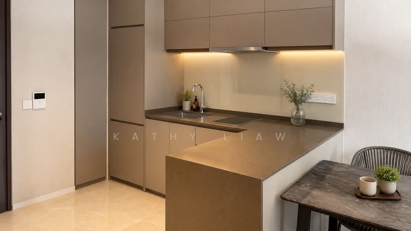 Juniper Hill, 39 Ewe Boon Road, 2 Bedrooms, 592 sqft, Condominium For Rent, by Kathy Liaw, 500214593 - Kitchen - PropertyGuru.com.sg