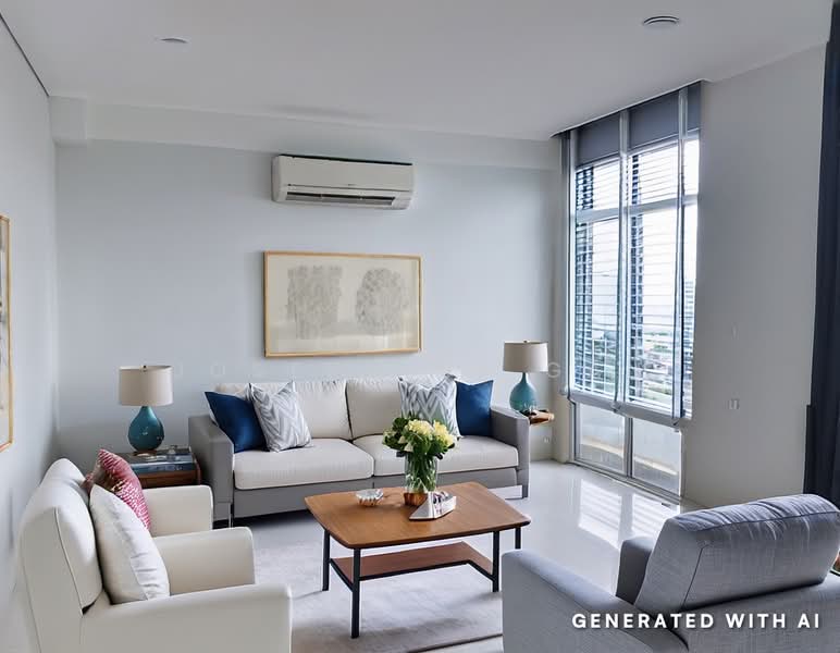 Evergreen View, 15 Lorong 36 Geylang, 2 Bedrooms, 1,593 sqft, Condominium For Sale, by Josephine Gan, 500214595 - Living Room - PropertyGuru.com.sg