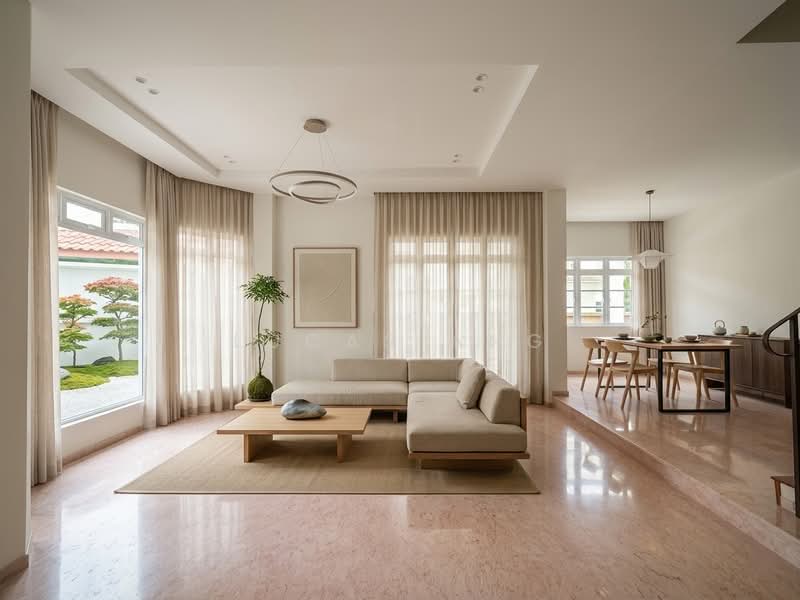 6-Bedroom Corner Semi-D | ~3,063 sqft Land | 5-Car Porch | Pasir Ris D18, , 6 Bedrooms, 4,320 sqft, Semi-Detached House For Sale, by Lucas Ang, 500214609 - Living Room - PropertyGuru.com.sg