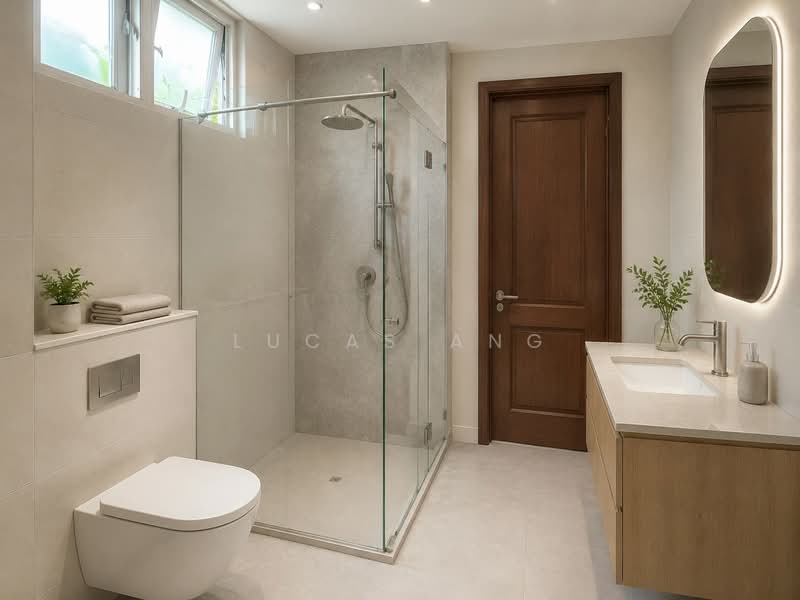 6-Bedroom Corner Semi-D | ~3,063 sqft Land | 5-Car Porch | Pasir Ris D18, Pasir Ris / Tampines, 6 Bedrooms, 4,320 sqft, Semi-Detached House For Sale, by Lucas Ang, 500214609 - Bathroom - PropertyGuru.com.sg
