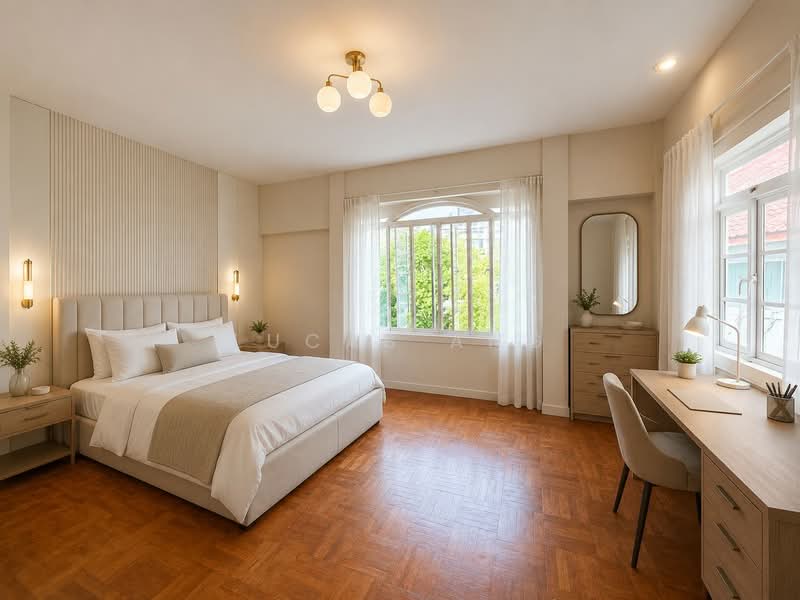 6-Bedroom Corner Semi-D | ~3,063 sqft Land | 5-Car Porch | Pasir Ris D18, Pasir Ris / Tampines, 6 Bedrooms, 4,320 sqft, Semi-Detached House For Sale, by Lucas Ang, 500214609 - Bedroom - PropertyGuru.com.sg
