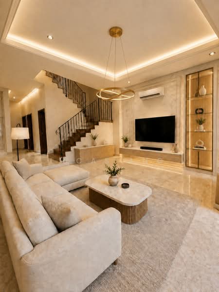 6-Bedroom Corner Semi-D | ~3,063 sqft Land | 5-Car Porch | Pasir Ris D18, Pasir Ris / Tampines, 6 Bedrooms, 4,320 sqft, Semi-Detached House For Sale, by Lucas Ang, 500214609 - Living Room - PropertyGuru.com.sg