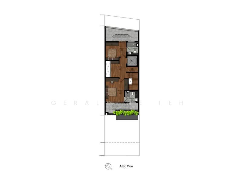 Brand New 3 Storey Intermediate Terrace with An Attic & Lift, , 5 Bedrooms, 4,834 sqft, Terraced House For Sale, by Geraldine Teh, 500214651 - PropertyGuru.com.sg