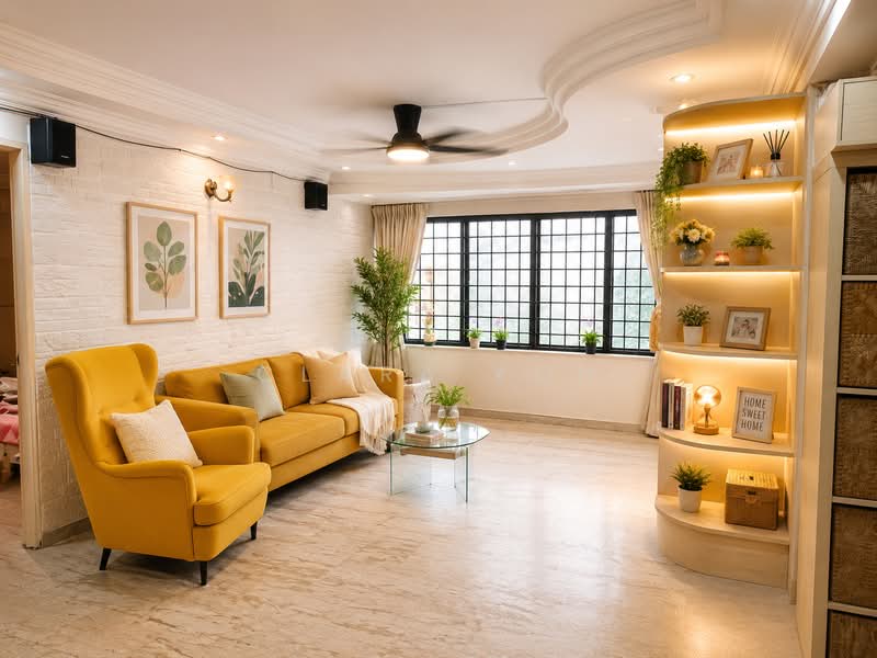 605 Choa Chu Kang Street 62, 605 Choa Chu Kang Street 62, 4 Bedrooms, 1,560 sqft, HDB Flat For Sale, by Clara Koh, 500214722 - Living Room - PropertyGuru.com.sg