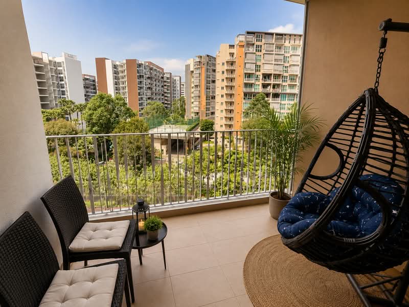 Sea Esta, 20 Pasir Ris Link, 1 Bedroom, 517 sqft, Condominium For Sale, by Jamie Woon, 500214755 - Balcony - PropertyGuru.com.sg