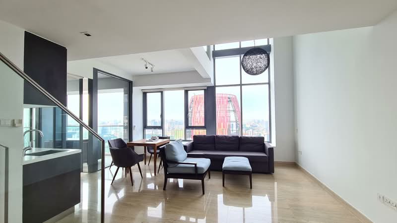 Altez, 16 Enggor Street, Chinatown / Tanjong Pagar, 2 Bedrooms, 1,173 sqft, Condominium For Sale, by Fanny Ong, 500214776 - Living Room - PropertyGuru.com.sg