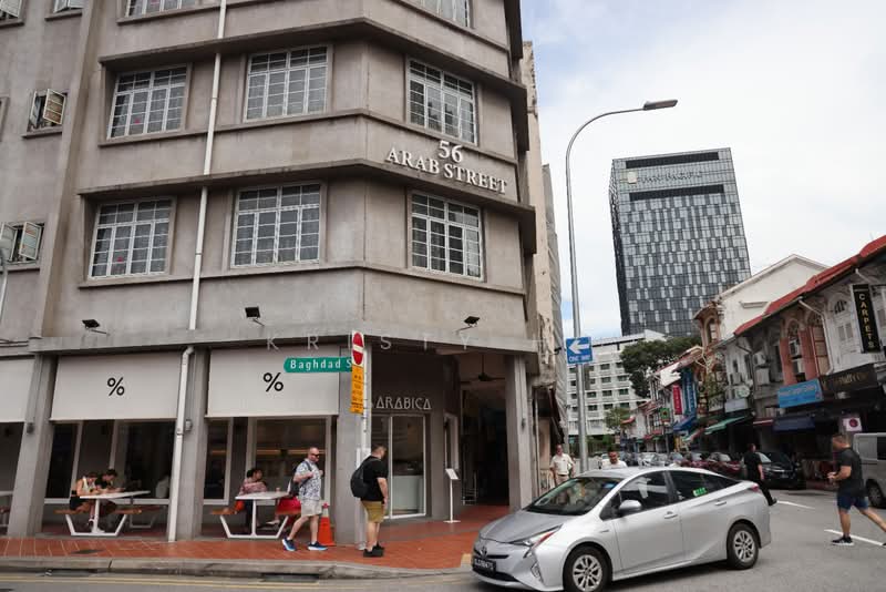 High-Visibility Ground Floor Retail Space on Vibrant Arab Street, Arab Street, 580 sqft, Shop / Shophouse For Rent, by Kristy Ho, 500214794 - Exterior - CommercialGuru.com.sg