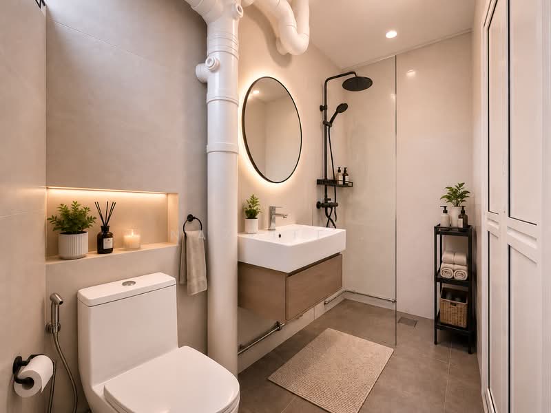 902 Jurong West Street 91, 902 Jurong West Street 91, 3 Bedrooms, 1,119 sqft, HDB Flat For Sale, by Nazriff ., 500214864 - Common Bathroom - PropertyGuru.com.sg