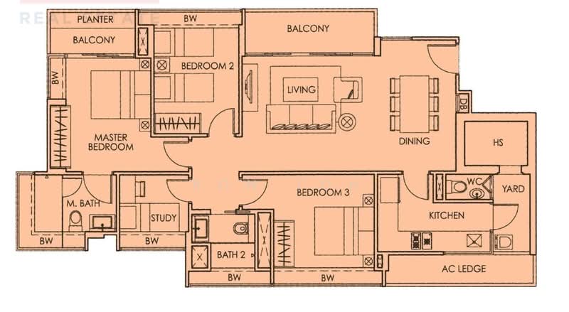 Evania, 389 Upper Paya Lebar Road, 3 Bedrooms, 1,292 sqft, Apartment For Sale, by Ron Toh, 500214918 - PropertyGuru.com.sg