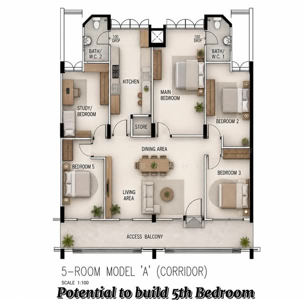107 Jurong East Street 13, 107 Jurong East Street 13, 4 Bedrooms, 1,452 sqft, HDB Flat For Sale, by Fai Ibrahim, 500214955 - PropertyGuru.com.sg