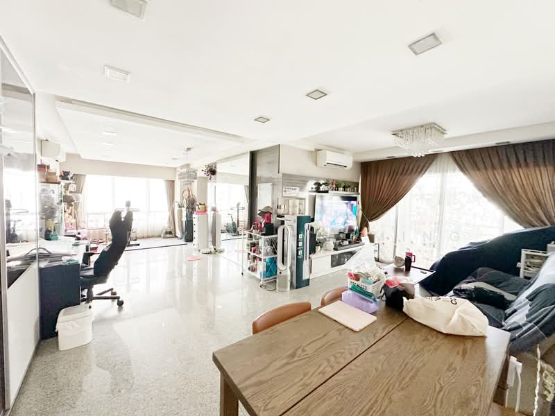 Aquarius By The Park, 15 Bedok Reservoir View, 3 Bedrooms, 1,323 sqft, Condominium For Sale, by Teddy Ng Yu Ming, 500214991 - Living Room - PropertyGuru.com.sg