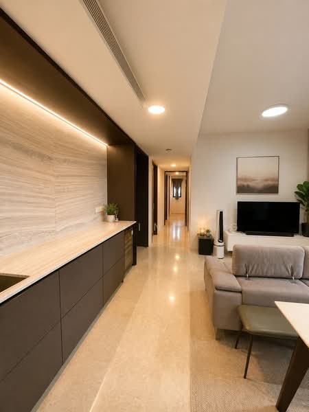 Avenue South Residence, 13 Silat Avenue, 4 Bedrooms, 1,496 sqft, Condominium For Sale, by Delvin Ong, 500215031 - Living Room - PropertyGuru.com.sg
