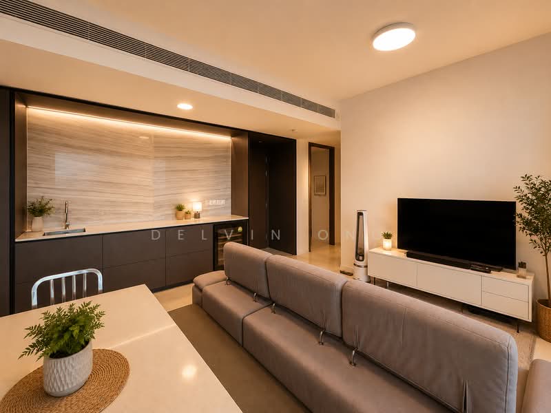 Avenue South Residence, 13 Silat Avenue, 4 Bedrooms, 1,496 sqft, Condominium For Sale, by Delvin Ong, 500215031 - Living Room - PropertyGuru.com.sg