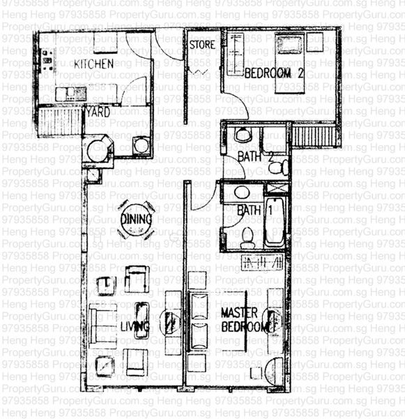 Ballota Park Condo, 152 Mariam Way, 2 Bedrooms, 990 sqft, Condominium For Rent, by Heng Heng, 500215083 - PropertyGuru.com.sg