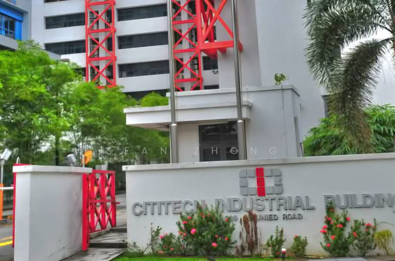 Cititech Industrial Building, 629 Aljunied Road, 1,367 sqft, Light Industrial (B1) For Rent, by Sean Zhong, 500215085 - Exterior - CommercialGuru.com.sg