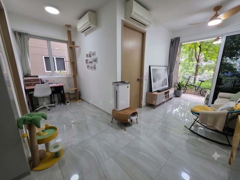 High Park Residences, 31 Fernvale Road, 1 Bedroom, 463 sqft, Condominium For Sale, by Jocelyn Chia, 500215121 - Living Room - PropertyGuru.com.sg