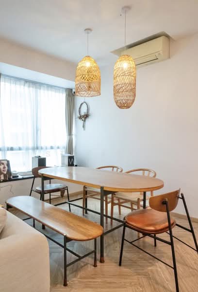 The Minton, 12B Hougang Street 11, 3 Bedrooms, 1,335 sqft, Condominium For Rent, by Stefanie Wong, 500215144 - Dining Room - PropertyGuru.com.sg