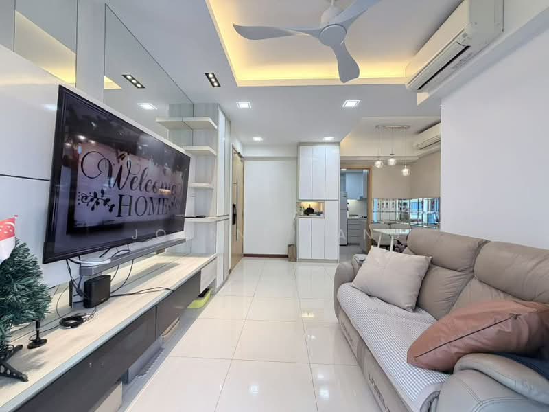 The Tampines Trilliant, 25 Tampines Central 7, 3 Bedrooms, 872 sqft, Executive Condominium For Rent, by Joanne Wang, 500215239 - Living Room - PropertyGuru.com.sg