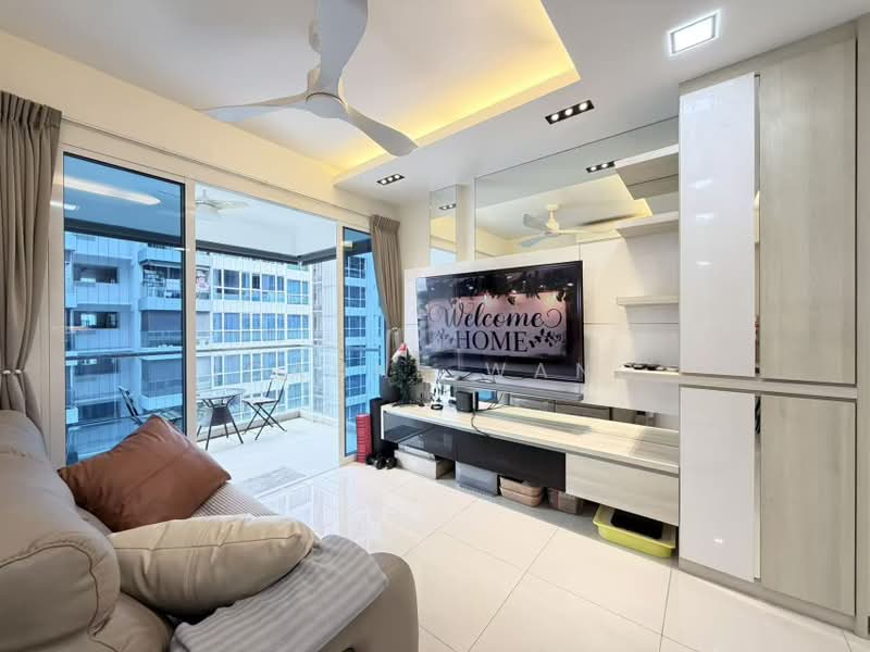 The Tampines Trilliant, 25 Tampines Central 7, 3 Bedrooms, 872 sqft, Executive Condominium For Rent, by Joanne Wang, 500215239 - Living Room - PropertyGuru.com.sg