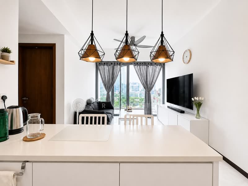 Adria, 12 Derbyshire Road, 2 Bedrooms, 689 sqft, Condominium For Sale, by Sharon Tan, 500215272 - Living Room - PropertyGuru.com.sg