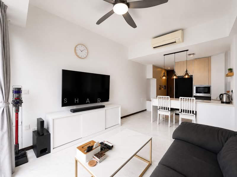 Adria, 12 Derbyshire Road, 2 Bedrooms, 689 sqft, Condominium For Sale, by Sharon Tan, 500215272 - Living Room - PropertyGuru.com.sg
