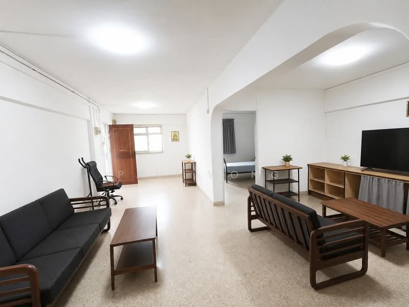 419 Ang Mo Kio Avenue 10, 419 Ang Mo Kio Avenue 10, 2 Bedrooms, 958 sqft, HDB Flat For Sale, by Paul Wong, 500215294 - Living Room AI decluttered pic - PropertyGuru.com.sg