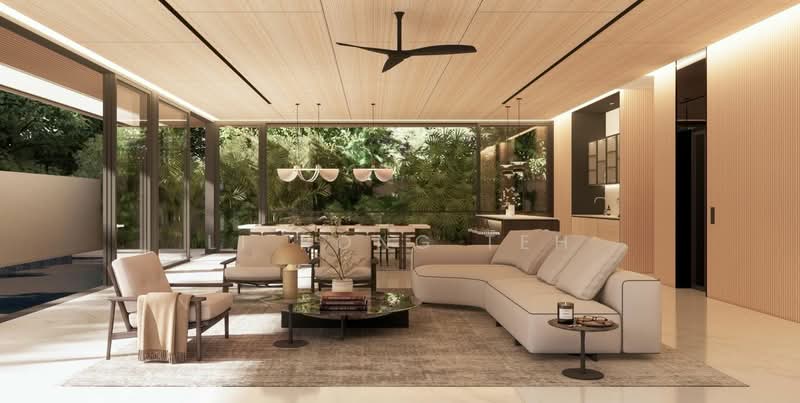 ❤️ D15 MOUNTBATTEN LANDED! BRAND NEW DETACHED BUNGALOW!, Crescent Road / Goodman Road / Branksome Road / Wilkinson Road, 5 Bedrooms, 10,969 sqft, Detached House For Sale, by Li Rong Teh, 500215295 - Living Room - PropertyGuru.com.sg