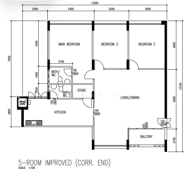 775 Yishun Ring Road, 775 Yishun Ring Road, 3 Bedrooms, 1,356 sqft, HDB Flat For Sale, by Jenny U, 500215353 - PropertyGuru.com.sg