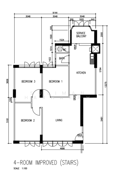 62 Marine Drive, 62 Marine Drive, 3 Bedrooms, 936 sqft, HDB Flat For Sale, by Suliman Harharah, 500215373 - PropertyGuru.com.sg
