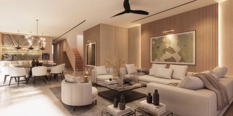 Gilstead road brand new SemiD with pool, Gilstead Road, Chancery Hill Road, Newton Road, Gentle Road, 5 Bedrooms, 7,276 sqft, Semi-Detached House For Sale, by Summer Xia, 500215379 - Living Room - PropertyGuru.com.sg