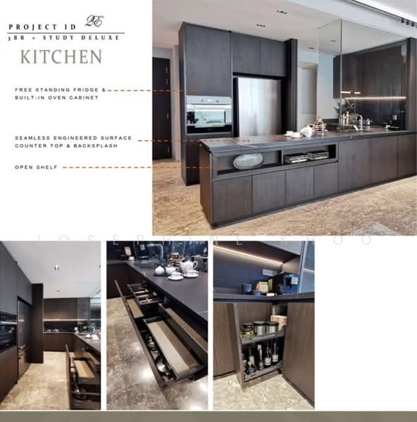 Hyll on Holland, 95 Holland Road, 3 Bedrooms, 1,055 sqft, Condominium For Sale, by Josephine Khoo, 500215428 - Kitchen with good quality hardware - PropertyGuru.com.sg