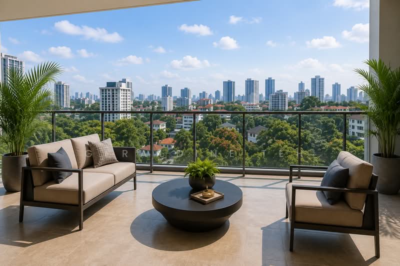Residences @ Emerald Hill, 119 Emerald Hill Road, 3 Bedrooms, 1,658 sqft, Condominium For Sale, by Geraldine Teh, 500215446 - Balcony - PropertyGuru.com.sg