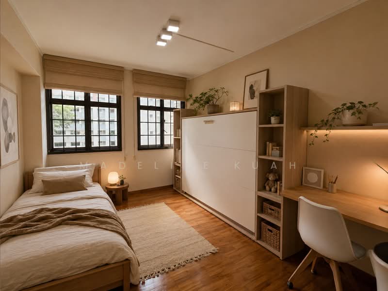 955 Hougang Avenue 9, 955 Hougang Avenue 9, 3 Bedrooms, 1,249 sqft, HDB Flat For Sale, by Madeline Kuah, 500215454 - Bedroom - PropertyGuru.com.sg
