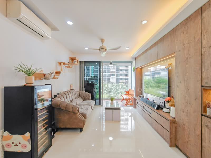 Sol Acres, 8 Choa Chu Kang Grove, 3 Bedrooms, 1,044 sqft, Executive Condominium For Sale, by Cynthia Kor, 500215492 - Living Room - PropertyGuru.com.sg
