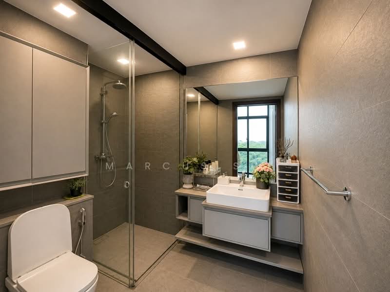 Kandis Residence, 6 Kandis Link, 2 Bedrooms, 732 sqft, Condominium For Sale, by Marcus See, 500215552 - Master Bath - PropertyGuru.com.sg