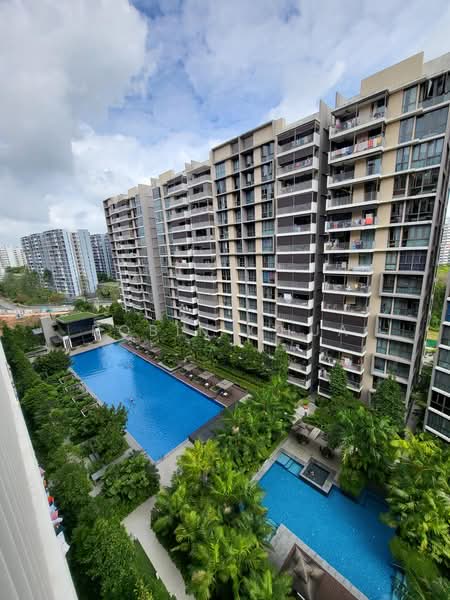 Treasure Crest, 58 Anchorvale Crescent, 3 Bedrooms, 958 sqft, Executive Condominium For Sale, by Robin Chua, 500215572 - Pool View - PropertyGuru.com.sg