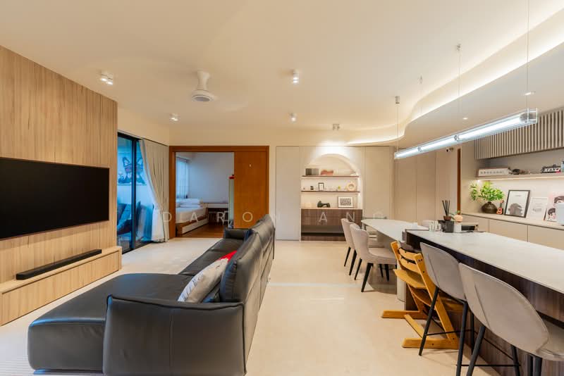 Waterbank at Dakota, 84 Dakota Crescent, 3 Bedrooms, 1,281 sqft, Condominium For Sale, by Daron Ang, 500215576 - Living Room - PropertyGuru.com.sg