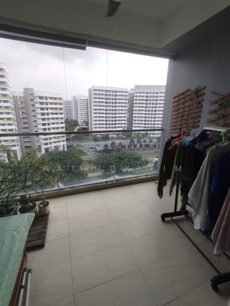 The Tampines Trilliant, 29 Tampines Central 7, 3 Bedrooms, 872 sqft, Executive Condominium For Rent, by Patrick Lim, 500215625 - Balcony - PropertyGuru.com.sg