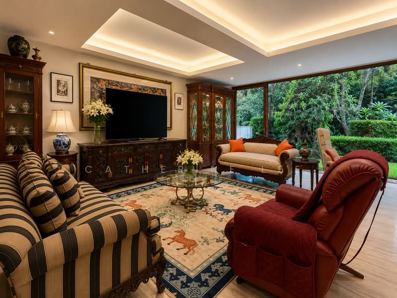 ★Eminence Landed★ Rare Gem @ Faber Hills Estate, 1km to Nan Hua Pri, Faber Hills Estate, Faber Heights, Faber Grove, Faber Walk, Faber Cres, Faber Drive, 4 Bedrooms, 3,677 sqft, Semi-Detached House For Sale, by Catherine Lee, 500215665 - Living Room - PropertyGuru.com.sg