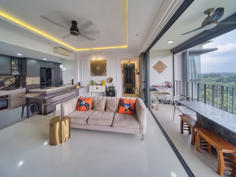 Foresque Residences, 103 Petir Road, 3 Bedrooms, 1,238 sqft, Condominium For Sale, by Nigel Lee, 500215674 - Living Room - PropertyGuru.com.sg