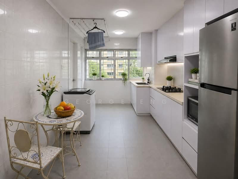 648 Ang Mo Kio Avenue 5, 648 Ang Mo Kio Avenue 5, 3 Bedrooms, 1,076 sqft, HDB Flat For Sale, by George Eng, 500215707 - Kitchen - PropertyGuru.com.sg