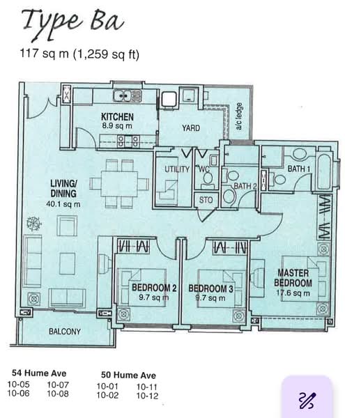 Summerhill, 50 Hume Avenue, 3 Bedrooms, 1,259 sqft, Condominium For Rent, by Ken Khoo, 500215774 - PropertyGuru.com.sg