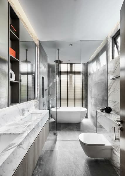 🏰 999-YR Semi-D @ Serangoon Garden | 2-Storey + Attic | Double-Volume Dining & Private Lift, , 7 Bedrooms, 4,107 sqft, Semi-Detached House For Sale, by Ray Ng, 500215806 - Bathroom - PropertyGuru.com.sg