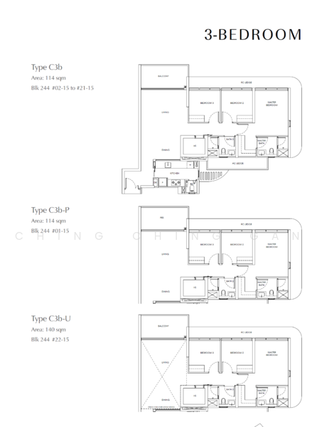 Chuan Park, 240 Lorong Chuan, Hougang / Punggol / Sengkang, 3 Bedrooms, 1,227 sqft, Condominium For Sale, by Ching Ching Gan, 500215860 - PropertyGuru.com.sg