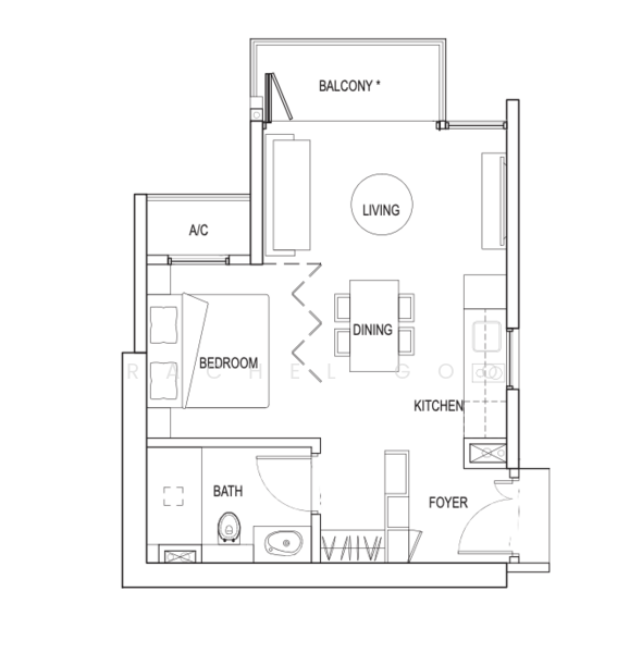 Kallang Riverside, 51 Kampong Bugis, 1 Bedroom, 517 sqft, Condominium For Sale, by Rachel Goo, 500215863 - PropertyGuru.com.sg