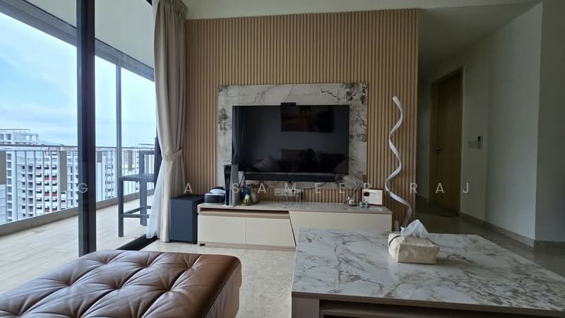 The Luxurie, 11 Compassvale Road, 2 Bedrooms, 883 sqft, Condominium For Sale, by Gupta Sameer Raj, 500215936 - Living Room - PropertyGuru.com.sg